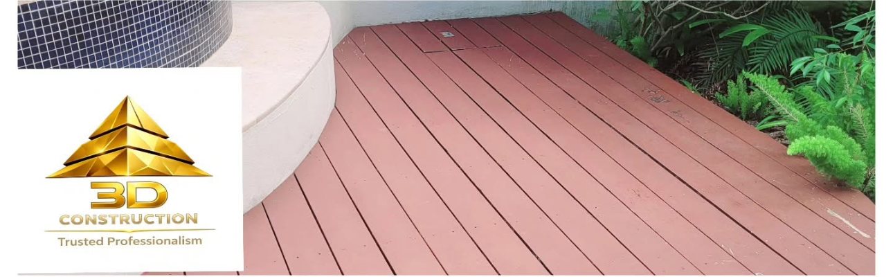Finished composite deck after restoration by 3D Construction